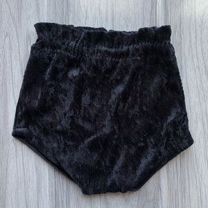 Handmade Black Velour Bloomers Shorties